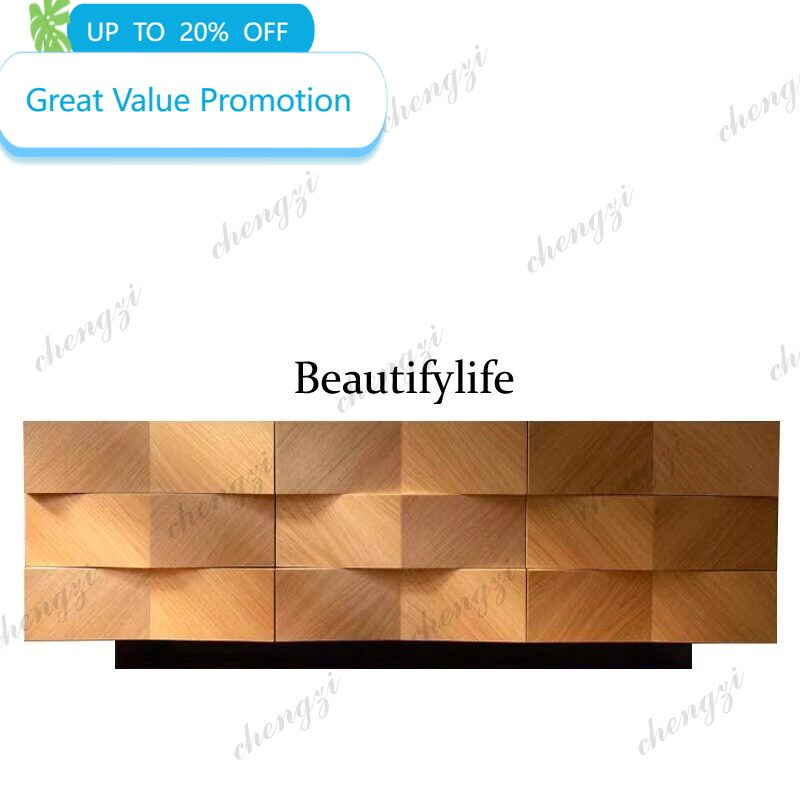 Storage & Organization - M178 Italian light luxury chest cabinet,