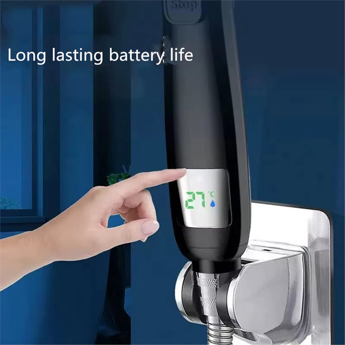 High Pressure Shower Head Handheld - *AA99Z High Pressure Handheld Bathroom Shower