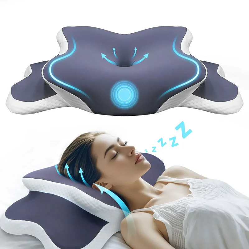 Memory Foam Orthopedic Pillow Neck Pain - Memory Foam Pillow Cervical Pillow Neck