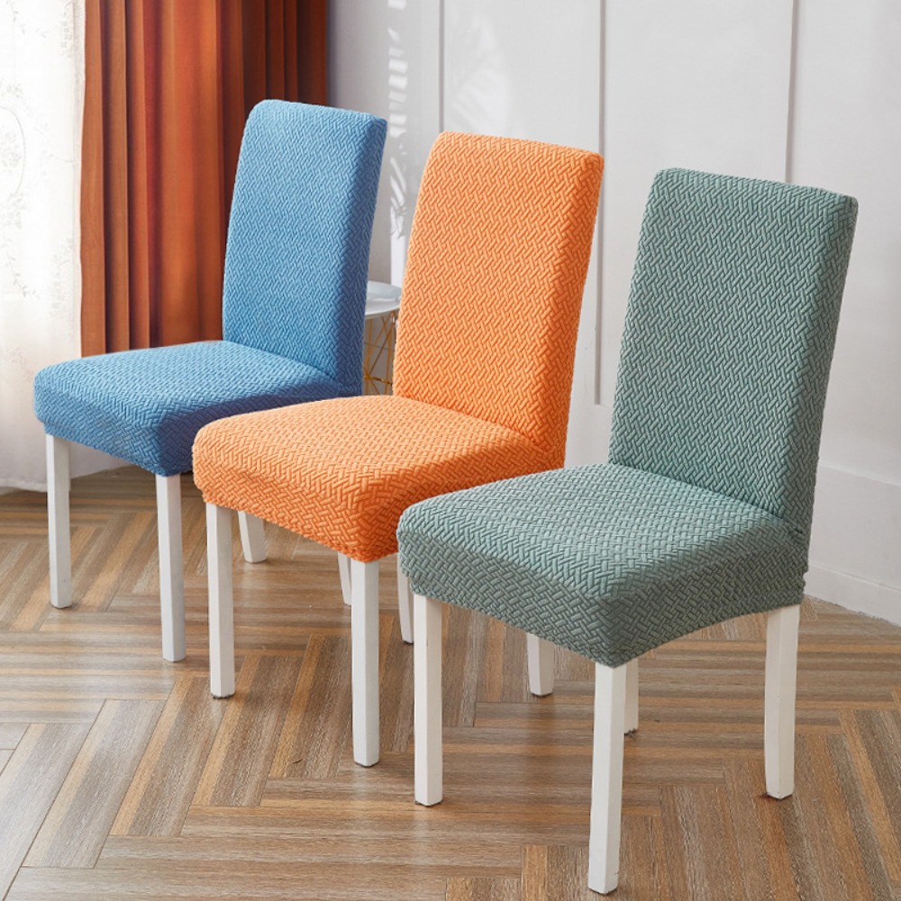 Kitchen - Thick Jacquard Dining Chair Cover Elastic