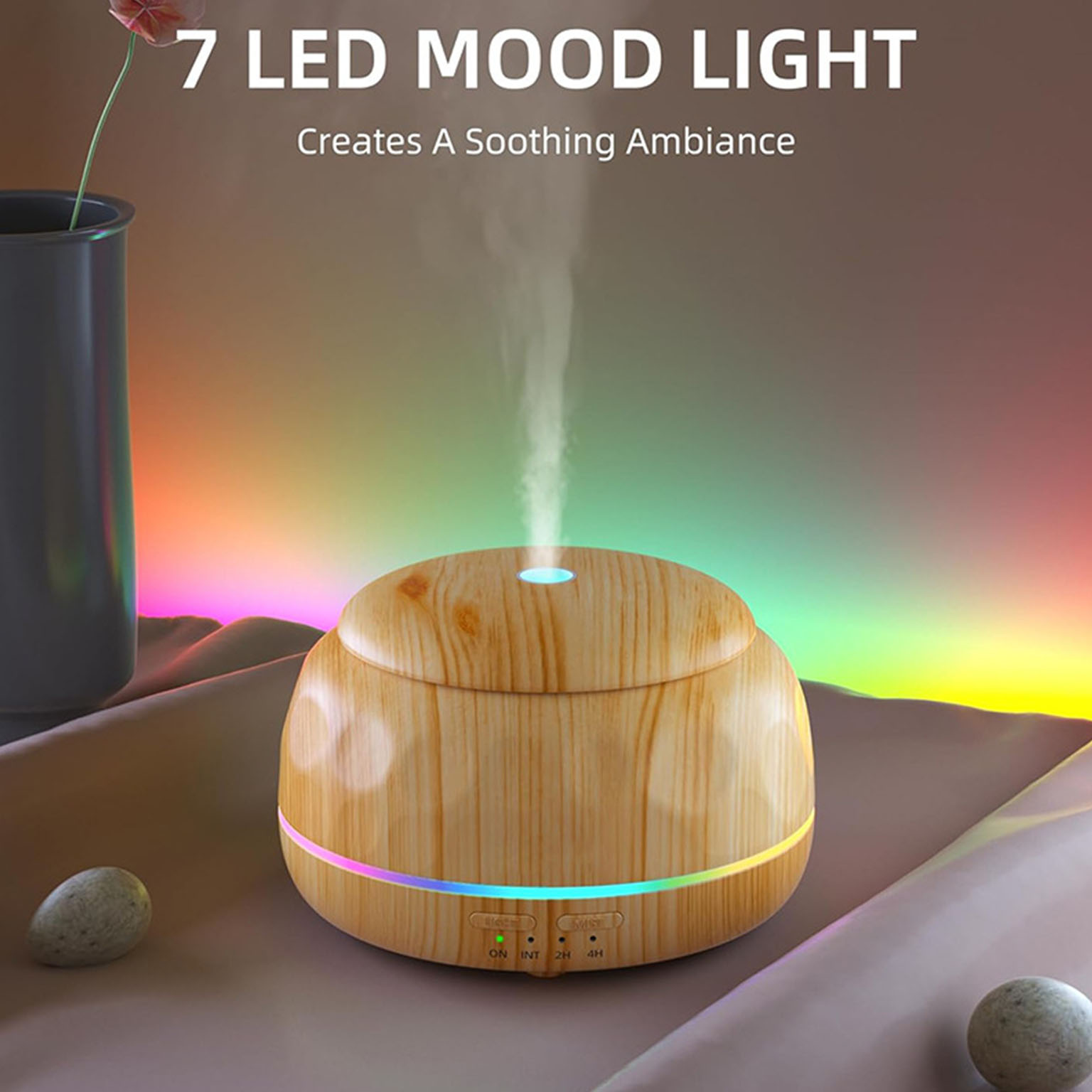 Lighting - Essential Oil Diffuser Air Humidifier Aroma