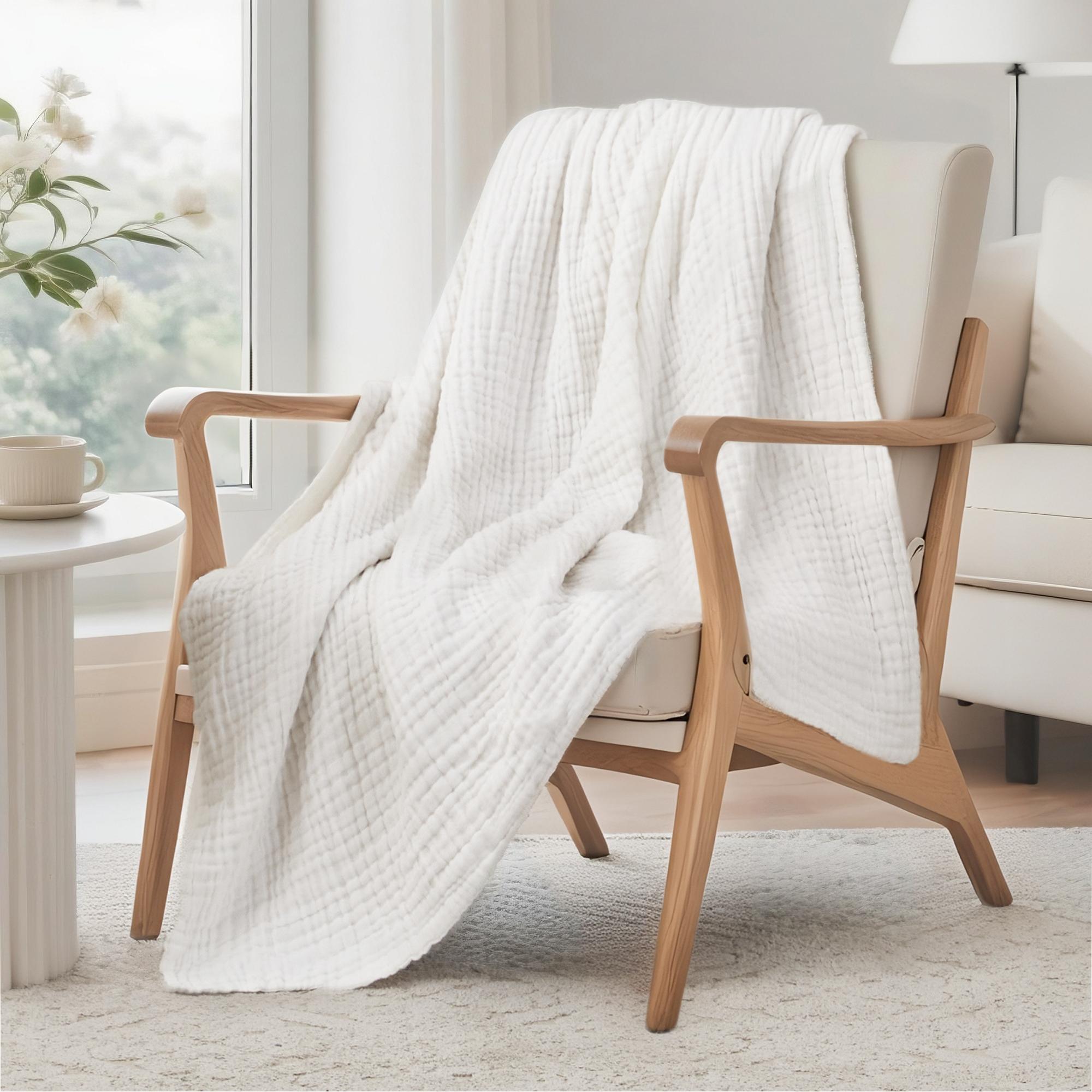 6-Layer 100% Cotton Muslin Bla - огляд і ціна Muslin Cotton Bedspread