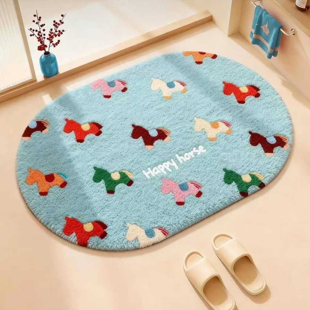 VIKAMA Non-slip Horse Zodiac W - огляд і ціна Quick Dry Diatomite Bath Mat