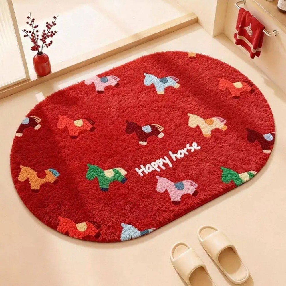 VIKAMA Non-slip Horse Zodiac W - огляд і ціна Quick Dry Diatomite Bath Mat