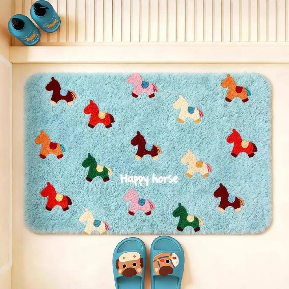 VIKAMA Non-slip Horse Zodiac W - огляд і ціна Quick Dry Diatomite Bath Mat