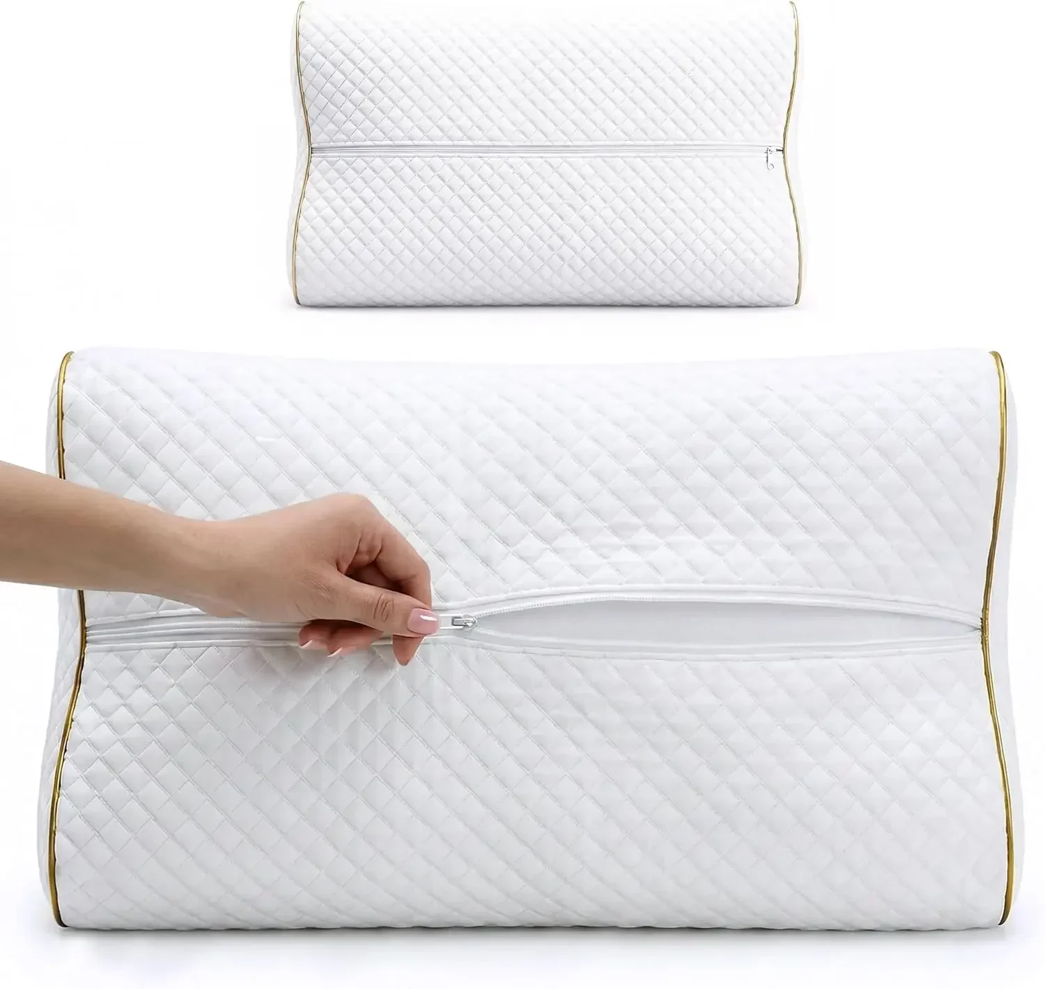 2-Pack Queen Memory Foam Pillo - огляд і ціна Memory Foam Orthopedic Pillow Neck Pain