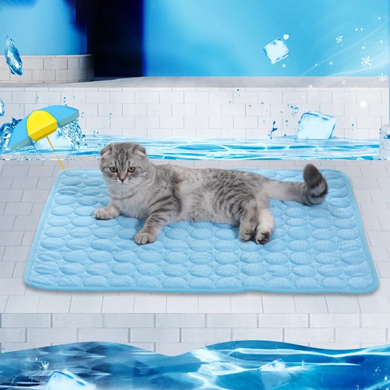 Pet Ice Mats Summer Cat Dog So - огляд і ціна Cooling Blanket Hot Sleepers