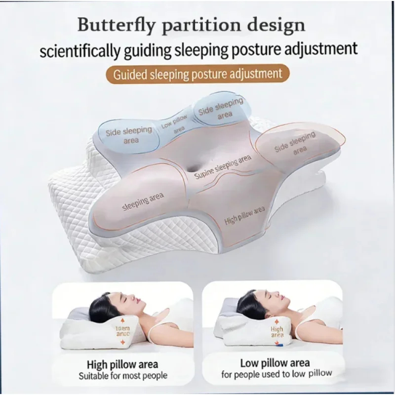 Breathable Cooling Memory Foam - огляд і ціна Memory Foam Orthopedic Pillow Neck Pain