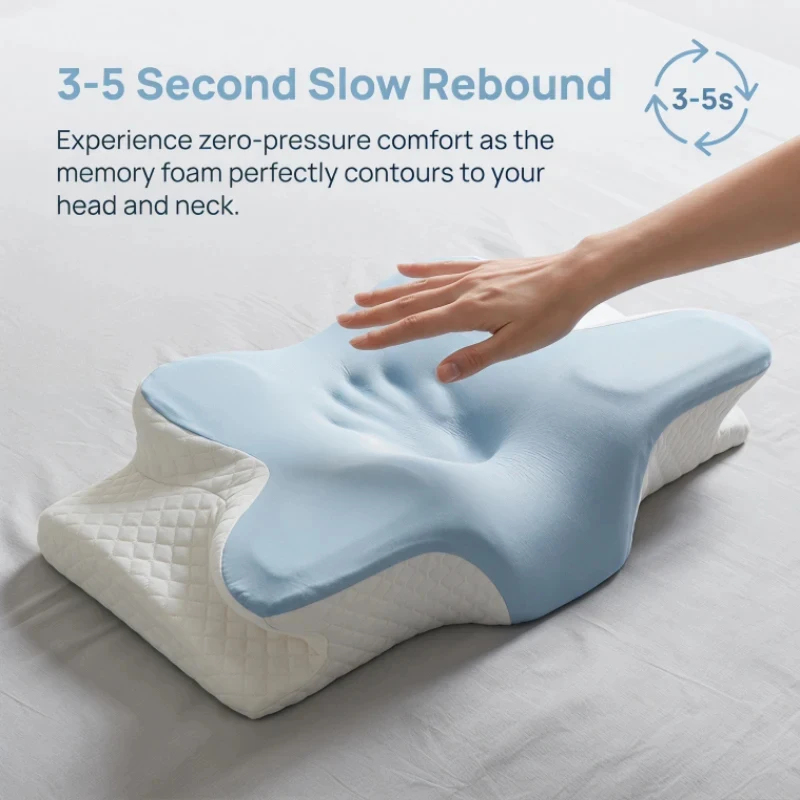 Breathable Cooling Memory Foam - огляд і ціна Memory Foam Orthopedic Pillow Neck Pain