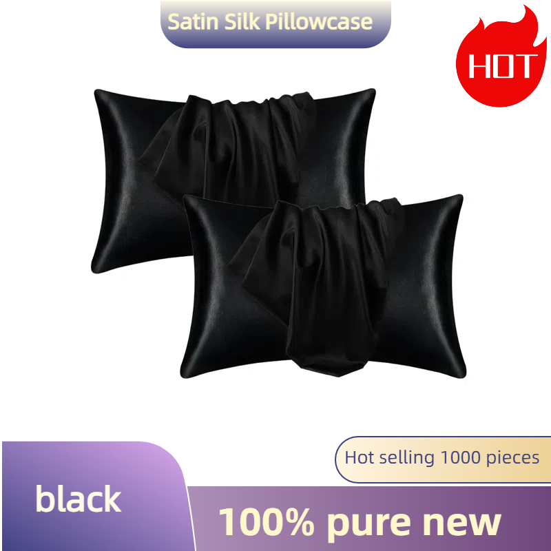 1/2pcs Satin Silk Pillowcase f - огляд і ціна Satin Silk Pillowcase Hair Skin