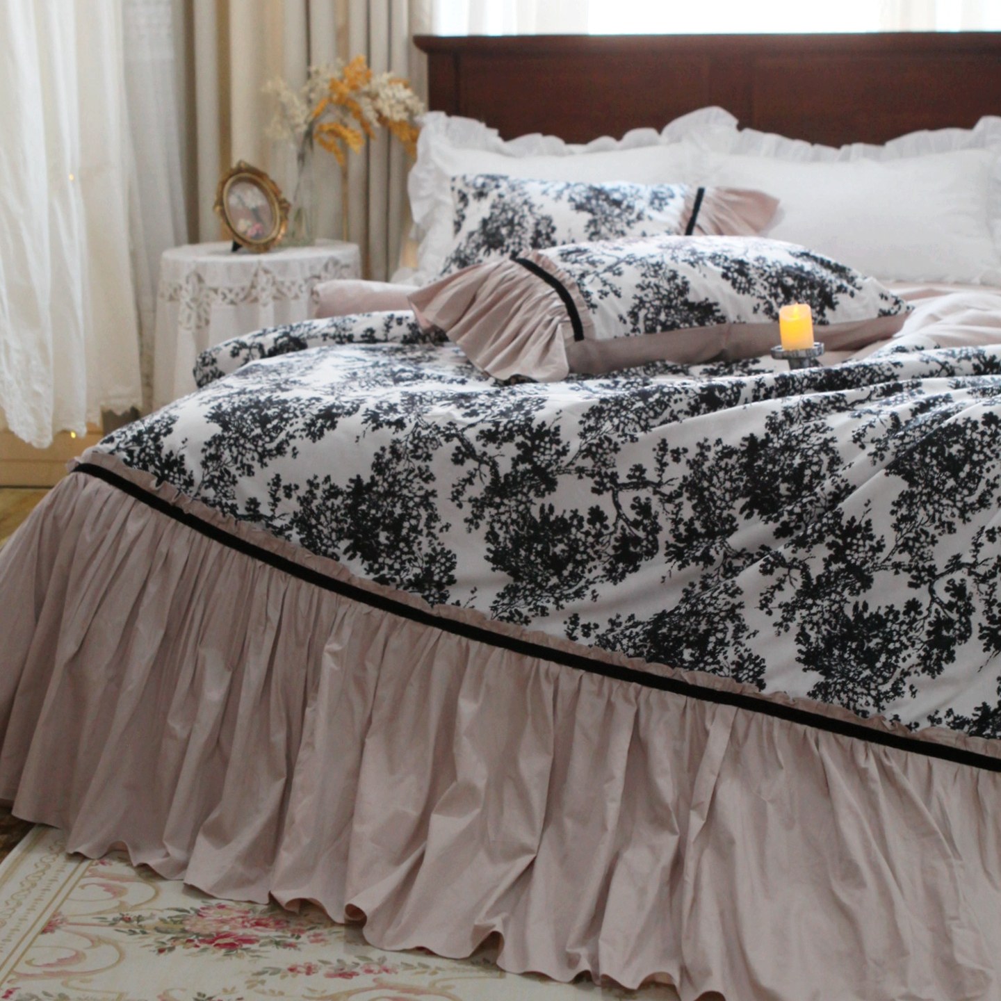 Christy French Style Princess  - огляд і ціна Aesthetic Floral Duvet Cover