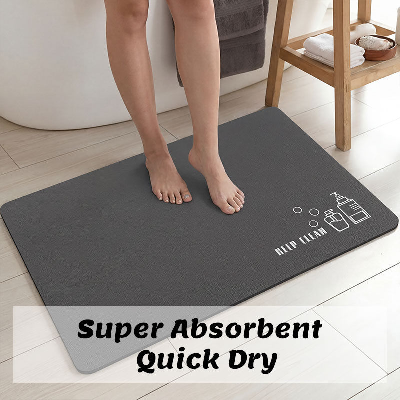 Diatomite Bath Mat Bathroom Ab - огляд і ціна Quick Dry Diatomite Bath Mat