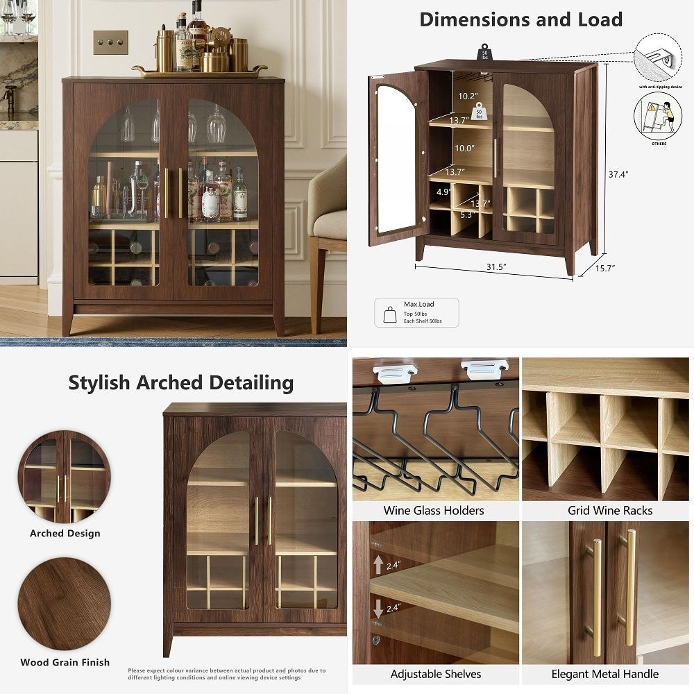 Tall Storage Cabinet Fluted Pa - огляд і ціна Storage & Organization