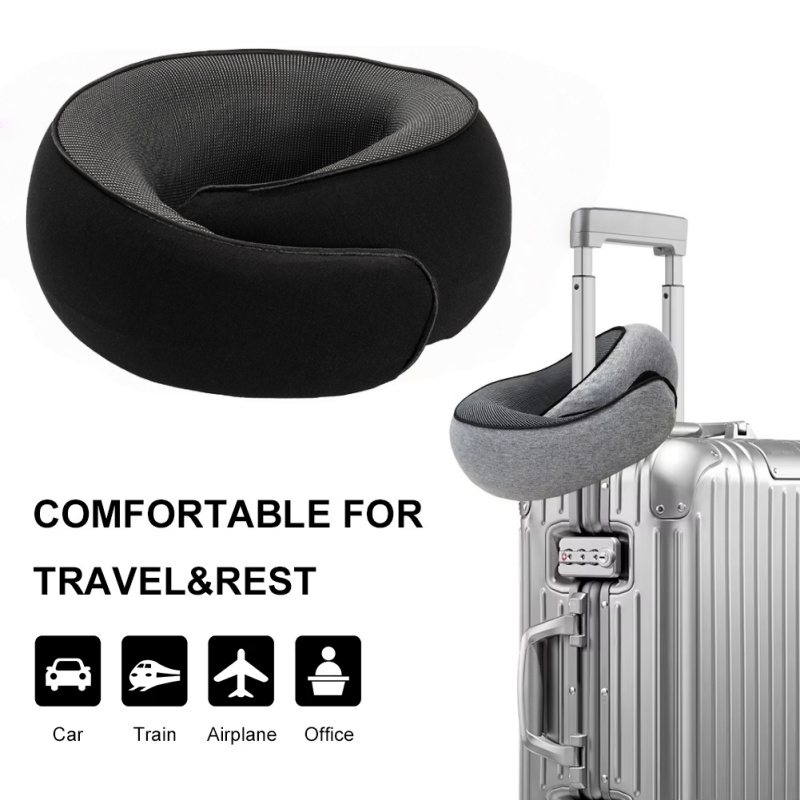 Portable U-shaped Travel Pillo - огляд і ціна Anti Snore Contour Pillow