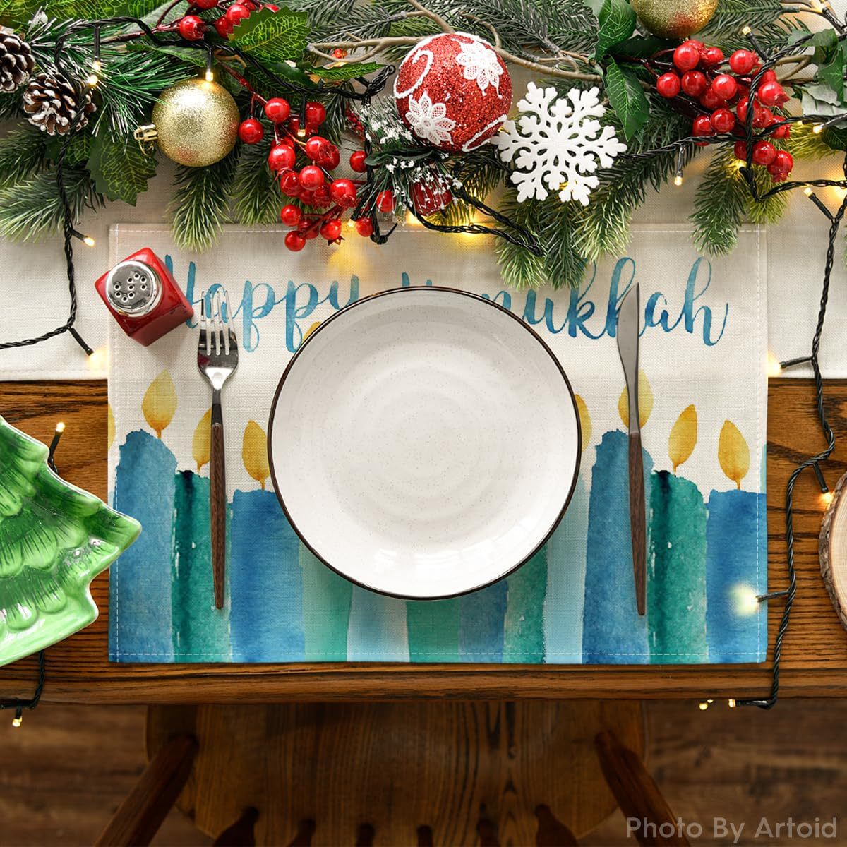8Pcs Jewish Holiday Placemat S - огляд і ціна Kitchen