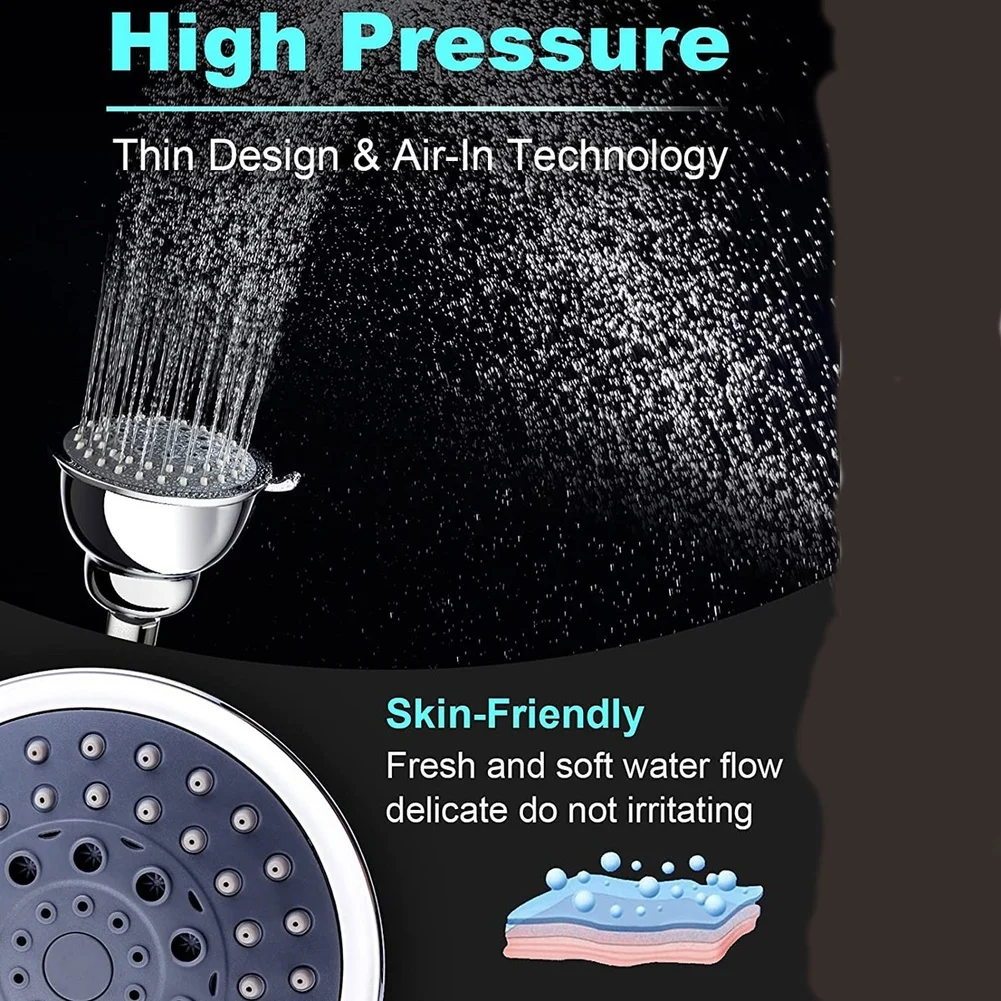 High Pressure Handheld Shower  - огляд і ціна High Pressure Shower Head Handheld