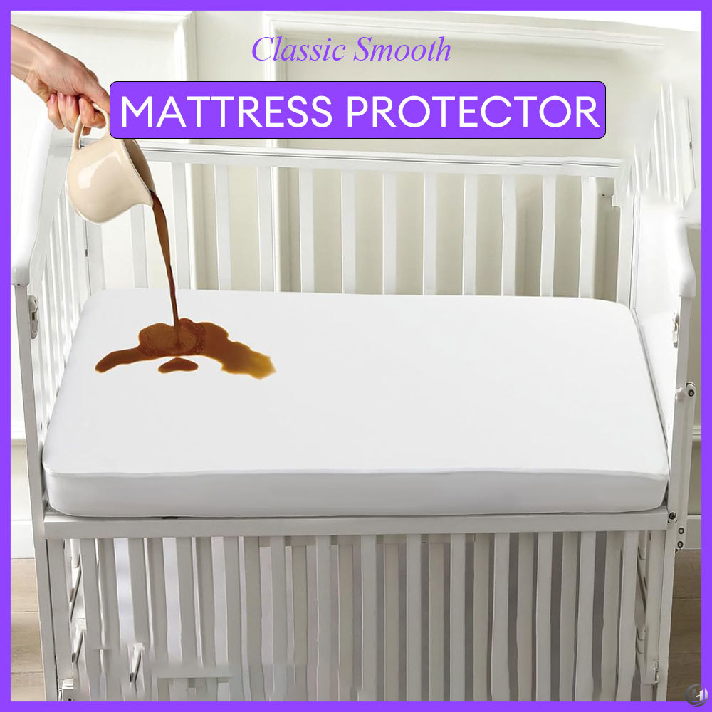 1pc Crib Mattress Protector Sm - огляд і ціна Waterproof Mattress Protector Breathable
