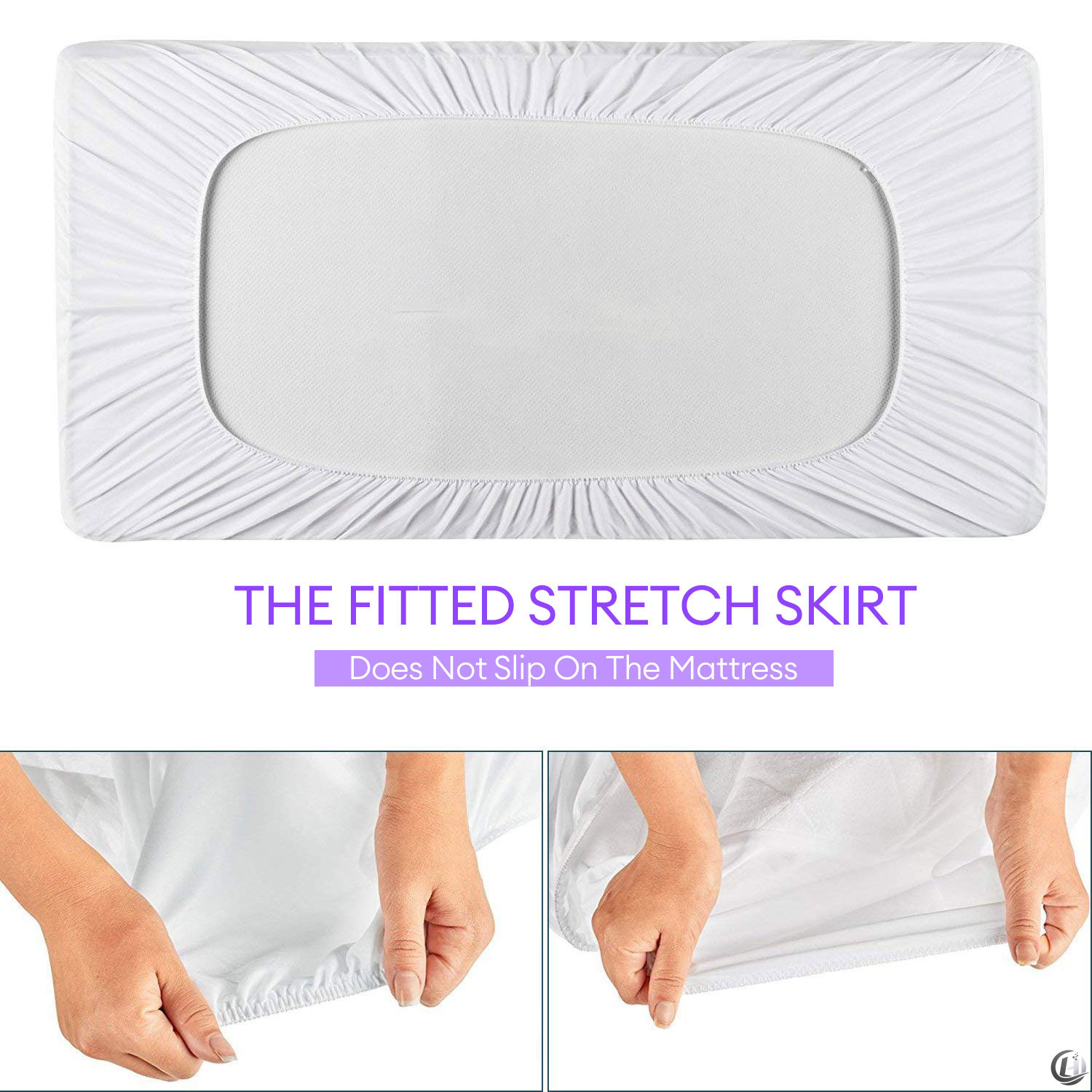 1pc Crib Mattress Protector Sm - огляд і ціна Waterproof Mattress Protector Breathable