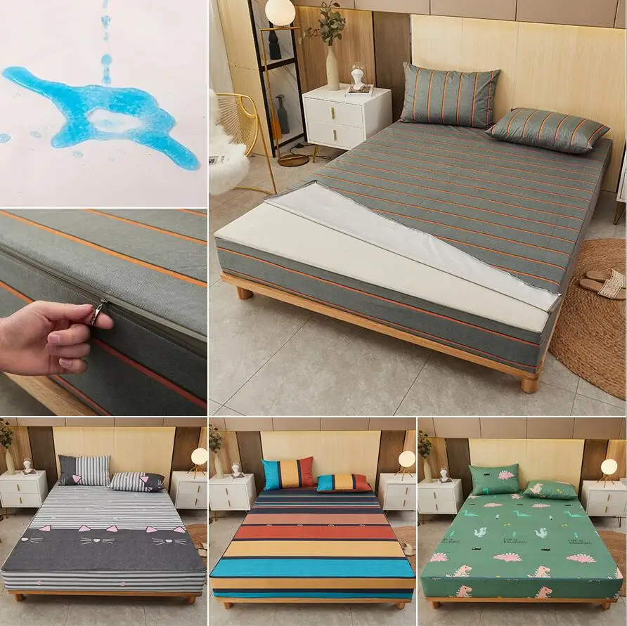 Six-Sided With Zipper Mattress - огляд і ціна Waterproof Mattress Protector Breathable