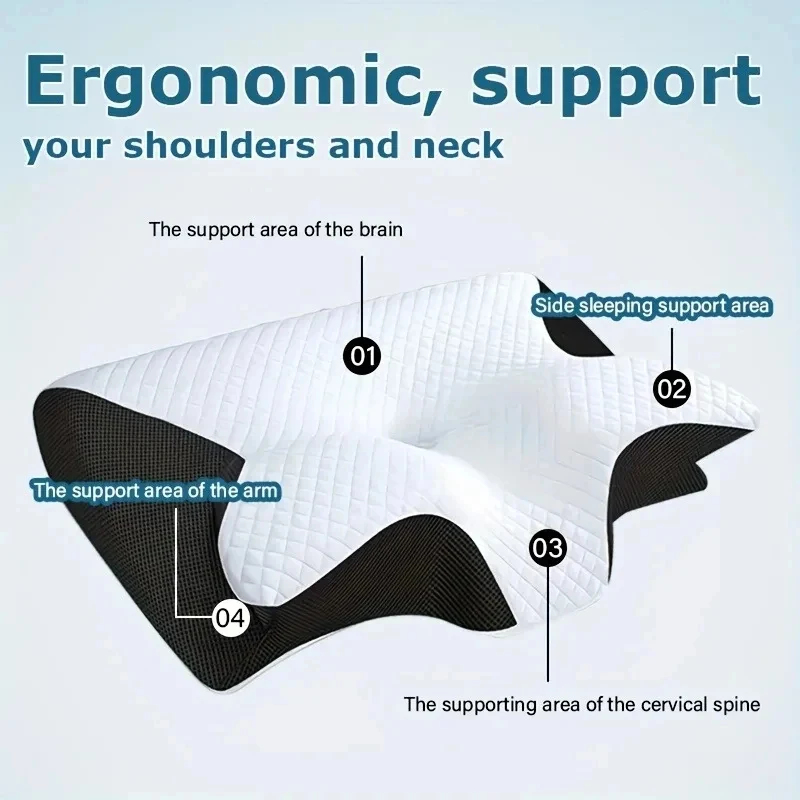 Memory Foam Cervical Pillow fo - огляд і ціна Memory Foam Orthopedic Pillow Neck Pain