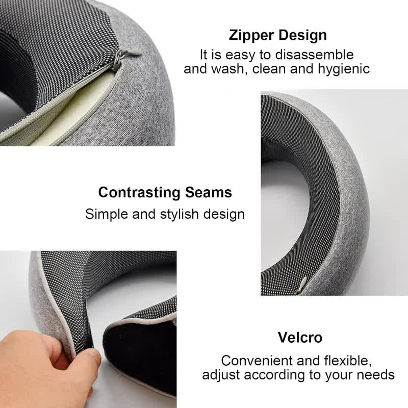 Travel Neck Pillow Memory Foam - огляд і ціна Anti Snore Contour Pillow