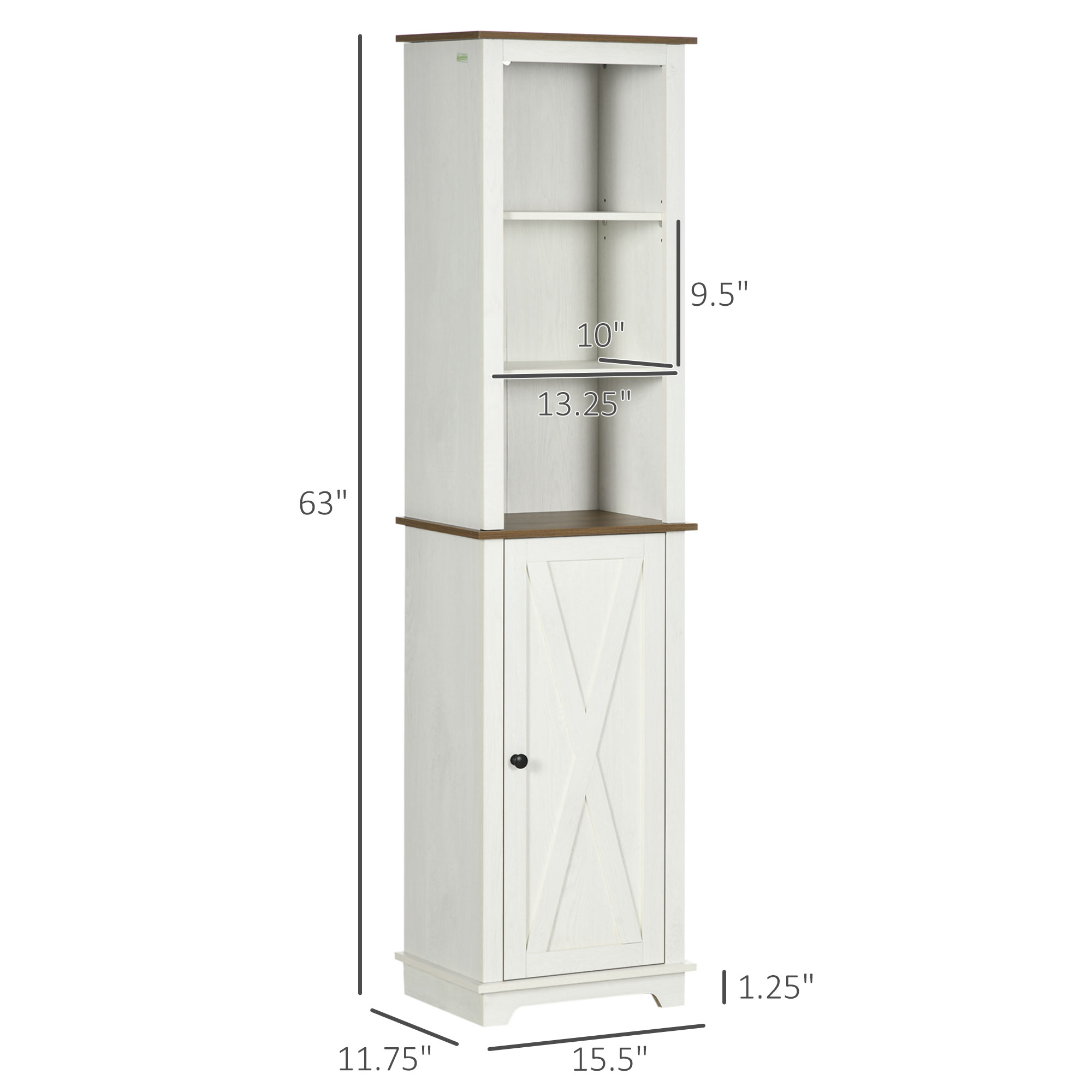 Farmhouse Bathroom Cabinet, Ta - огляд і ціна Storage & Organization