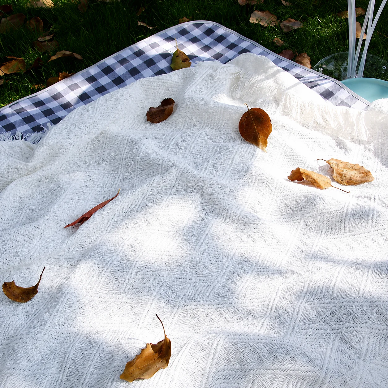 Boho Picnic Blanket Outdoor Ca - огляд і ціна Boho Throw Blanket Fringe