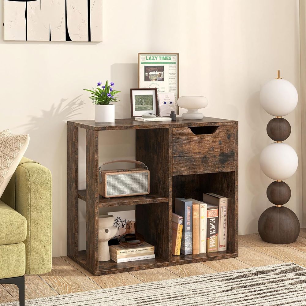 3-Tier Wooden Cube Bookshelf f - огляд і ціна Storage & Organization