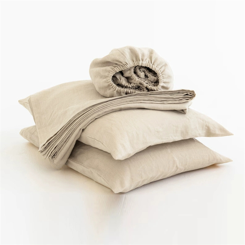 100% Linen Soft Bed Sheets, Qu - огляд і ціна Fitted Bed Sheets Deep Pocket