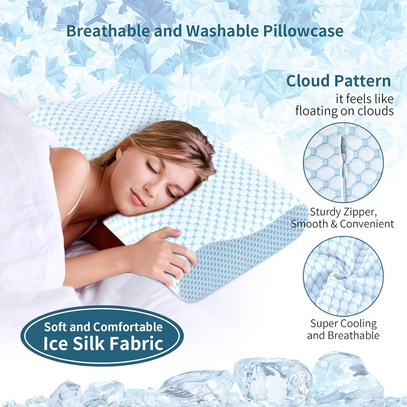 Slow Rebound Pillow 60*40*12CM - огляд і ціна Anti Snore Contour Pillow