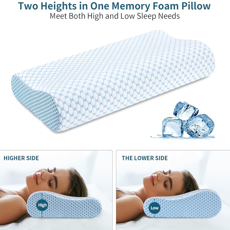 Slow Rebound Pillow 60*40*12CM - огляд і ціна Anti Snore Contour Pillow