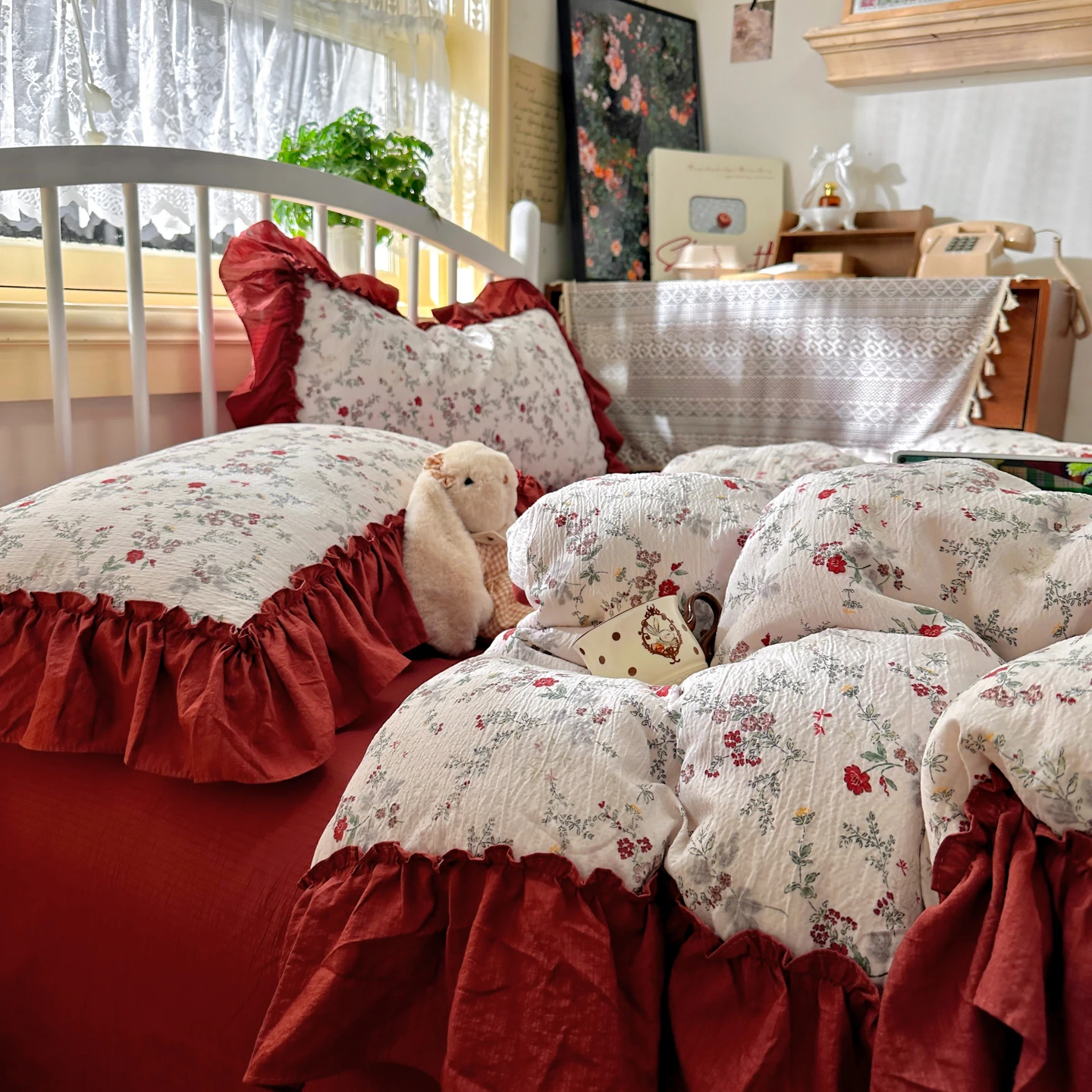 French Vintage Aesthetic Beddi - огляд і ціна Aesthetic Floral Duvet Cover