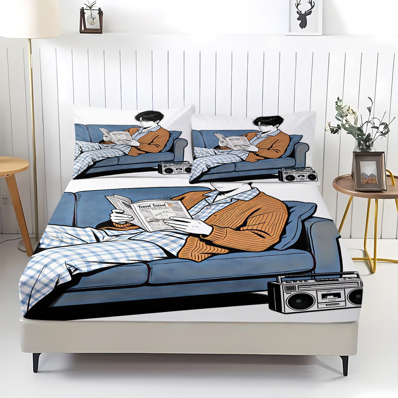 Soft Travel Prep Fitted Sheet  - огляд і ціна Fitted Bed Sheets Deep Pocket