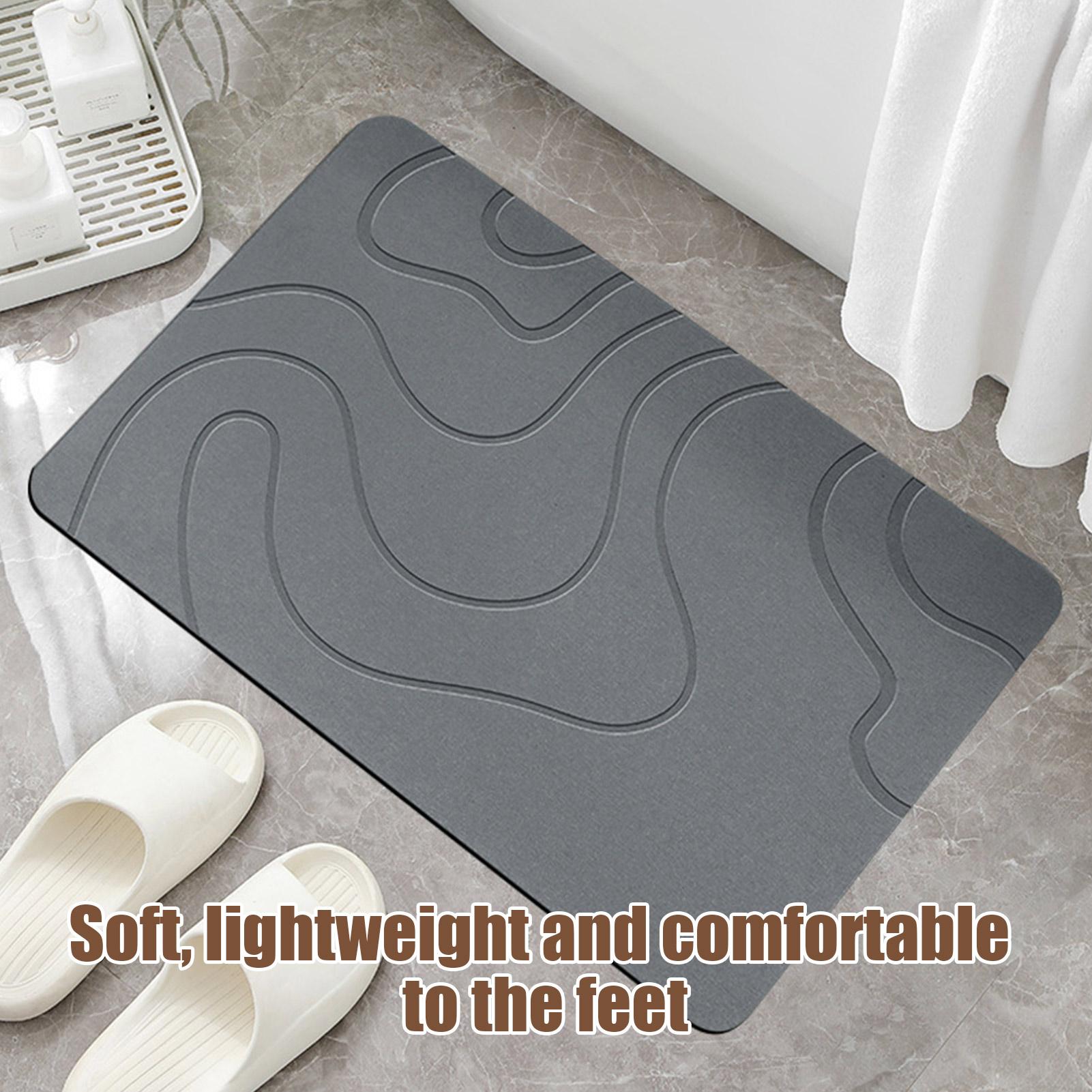 Quick Drying Stone Bath Mat, D - огляд і ціна Quick Dry Diatomite Bath Mat