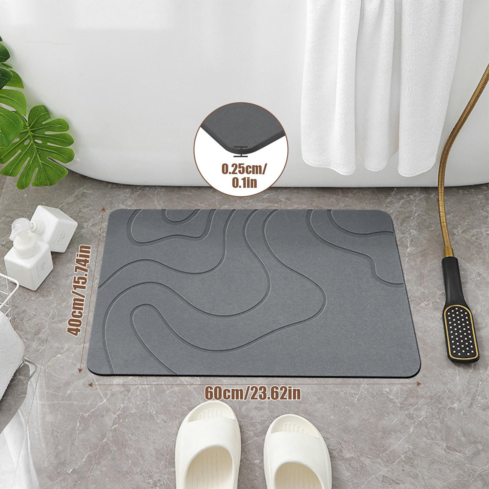 Quick Drying Stone Bath Mat, D - огляд і ціна Quick Dry Diatomite Bath Mat
