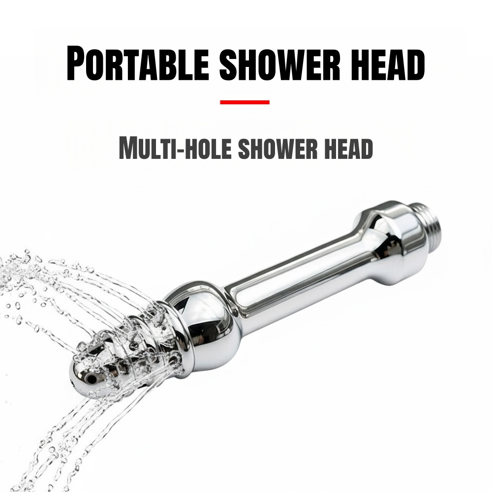 Portable Adjustable Stainless  - огляд і ціна High Pressure Shower Head Handheld