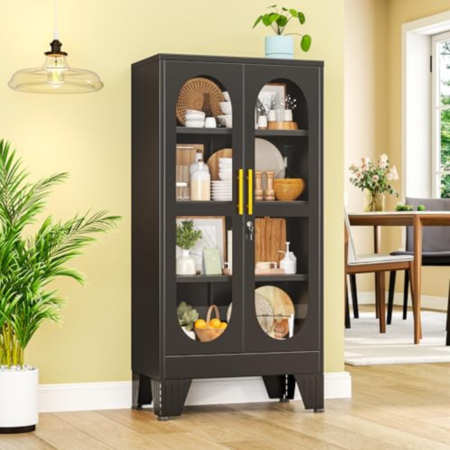 47 H Locking Display Cabinet f - огляд і ціна Kitchen