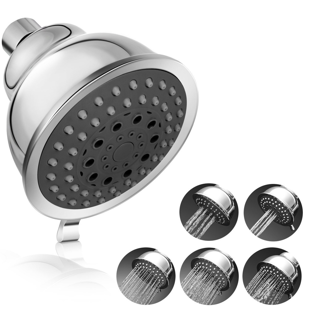 1pc Bathroom Shower Head 5 Gea - огляд і ціна High Pressure Shower Head Handheld