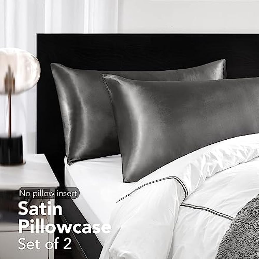 2pcs Satin Silk Pillowcase for - огляд і ціна Satin Silk Pillowcase Hair Skin