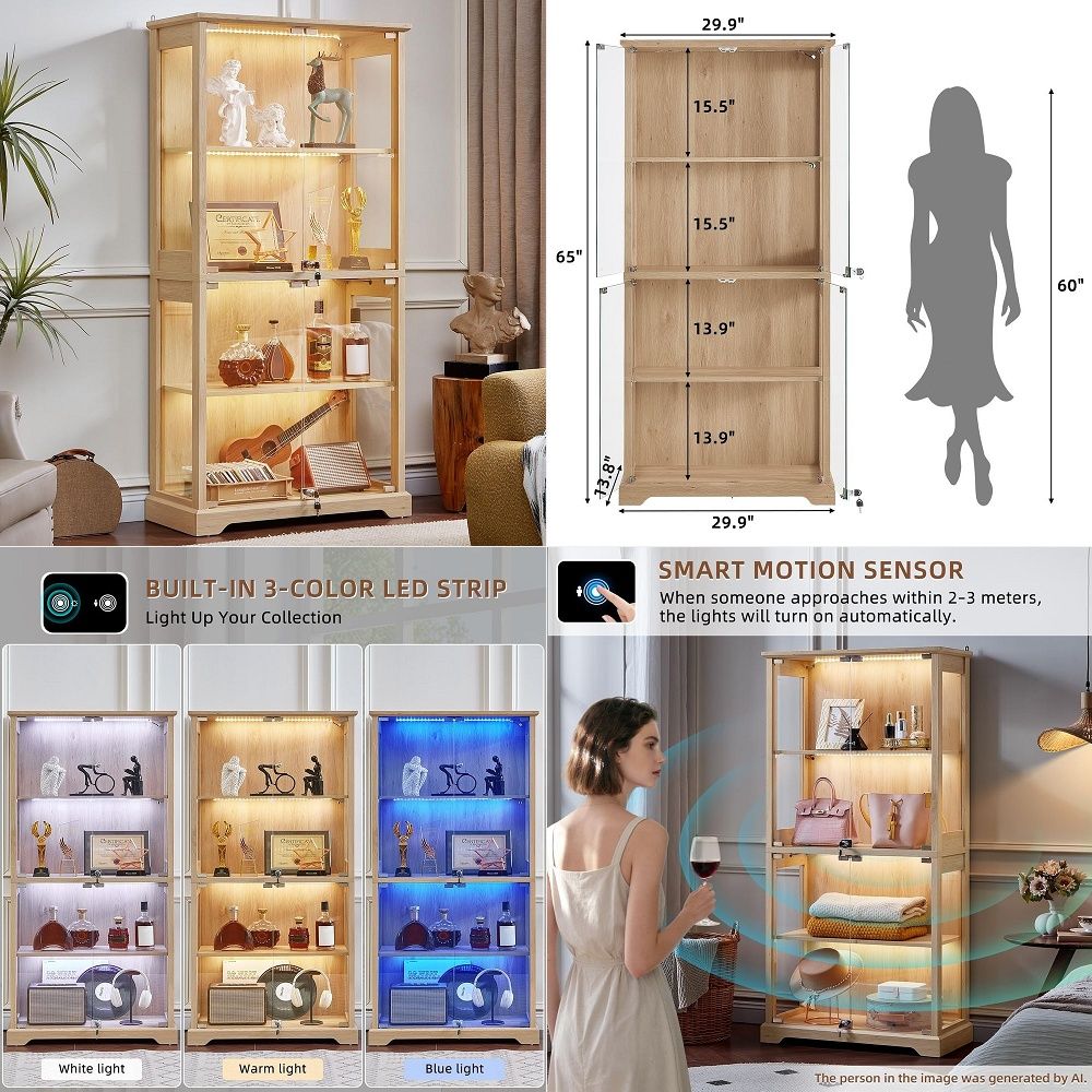 Farmhouse Glass Display Cabine - огляд і ціна Lighting