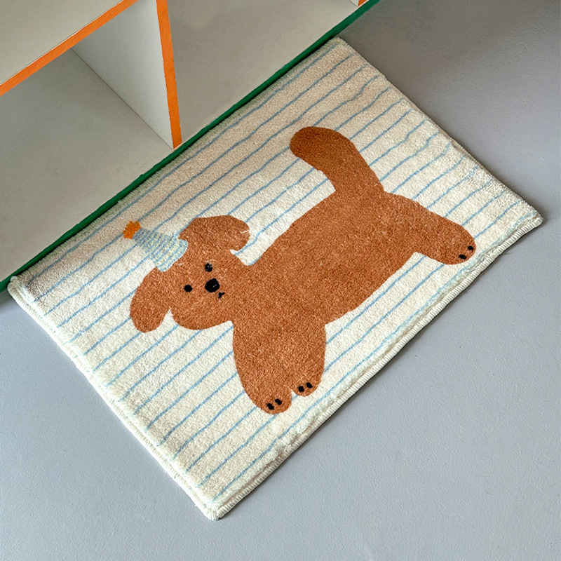 VIKAMA Dachshund Print Bath Ma - огляд і ціна Quick Dry Diatomite Bath Mat