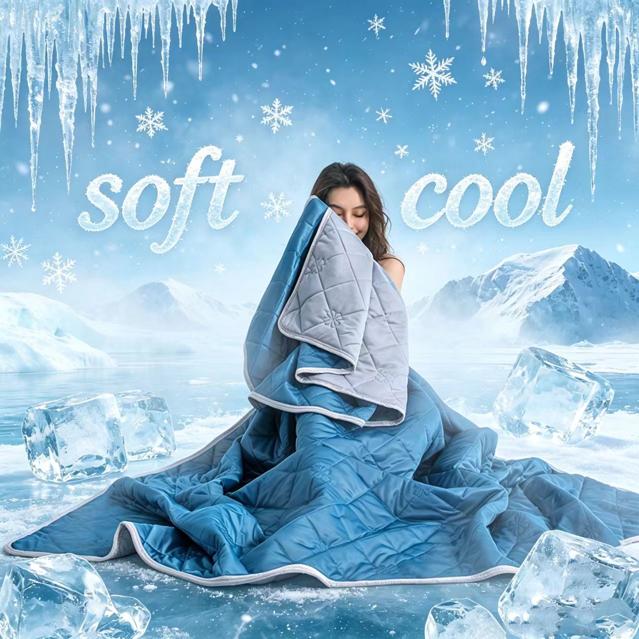 ROSEKIND 1pc Soft Cooling Blan - огляд і ціна Cooling Blanket Hot Sleepers