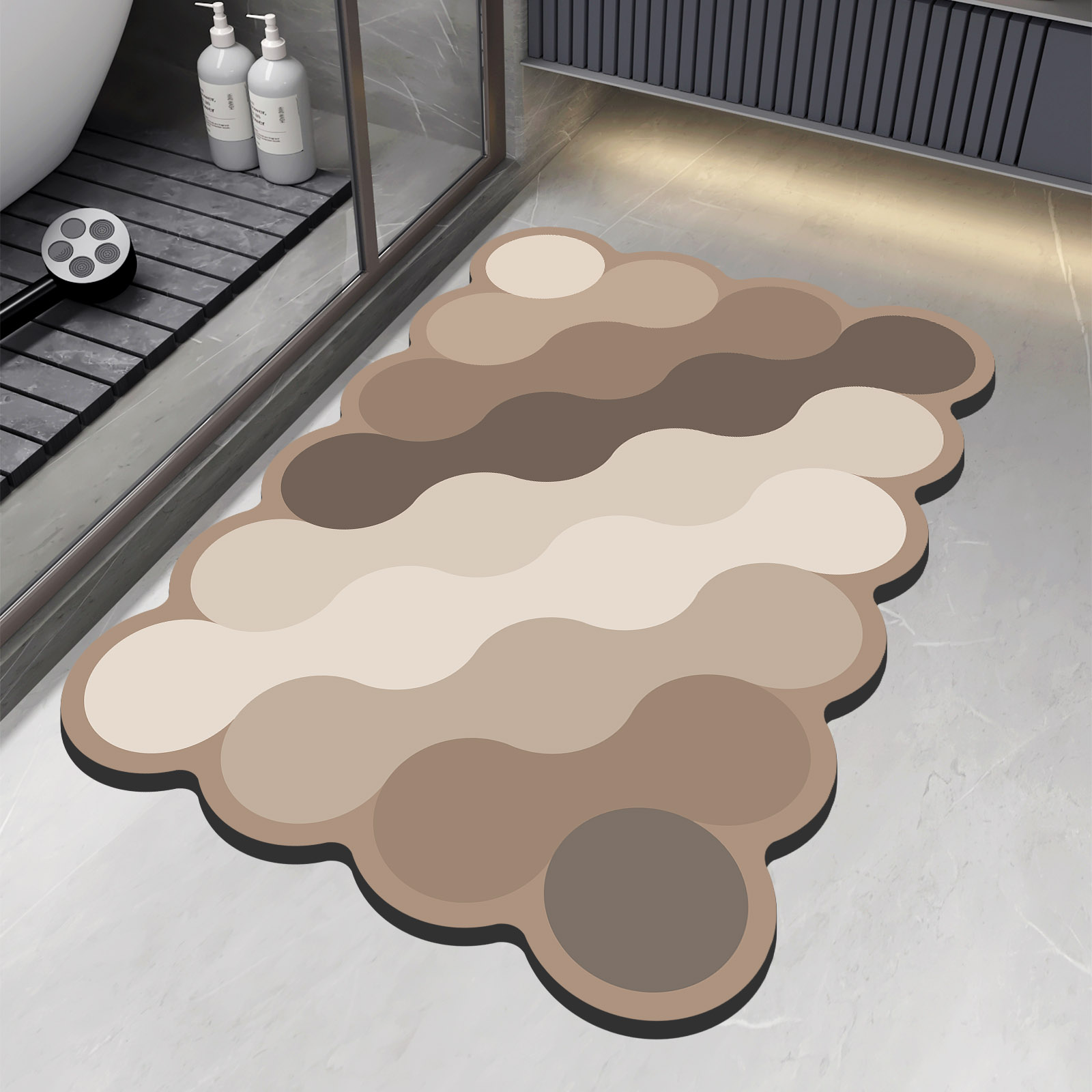 Luxury Diatomite Bathroom Show - огляд і ціна Quick Dry Diatomite Bath Mat