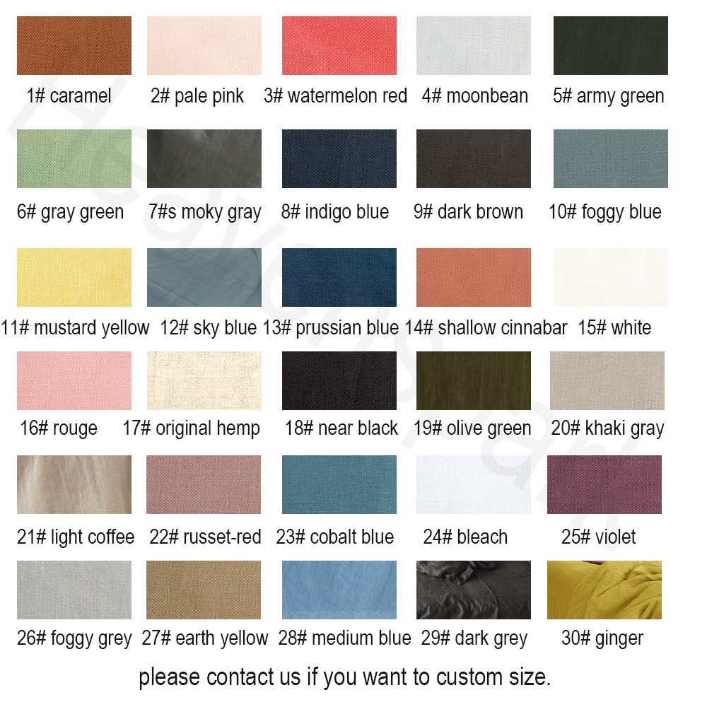 Pure Organic Flax Linen Beddin - огляд і ціна Duvet Cover Sets With Zipper