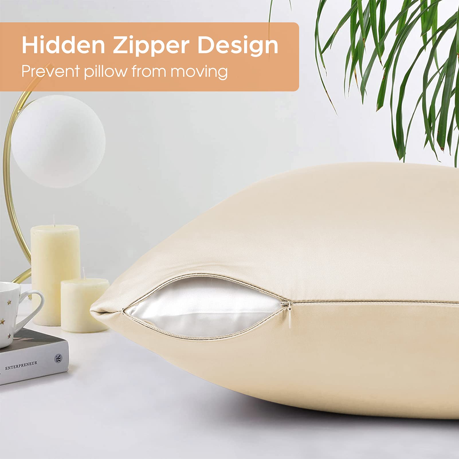 Satin Pillowcases Hair Skin Fr - огляд і ціна Satin Silk Pillowcase Hair Skin