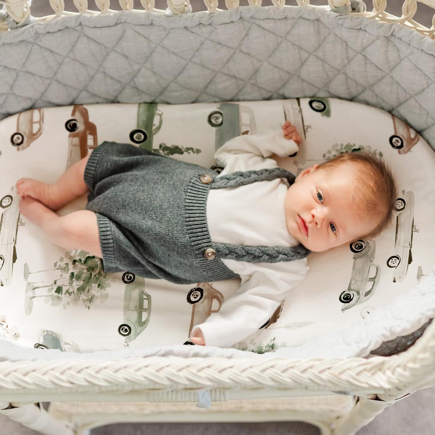 2PCS Baby Bassinet Sheet Musli - огляд і ціна Muslin Cotton Bedspread