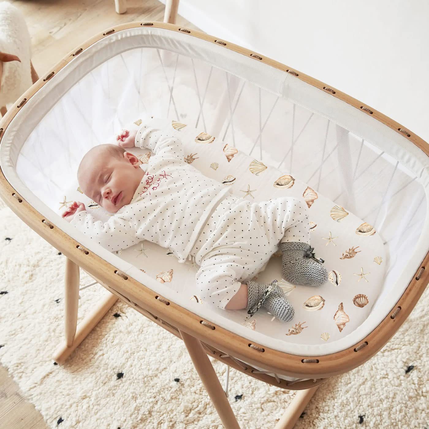 2PCS Baby Bassinet Sheet Musli - огляд і ціна Muslin Cotton Bedspread