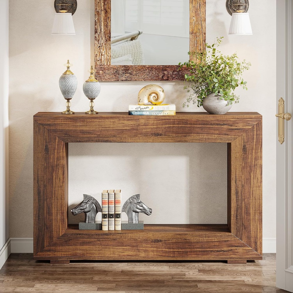 47 Inch Farmhouse Console Tabl - огляд і ціна Storage & Organization