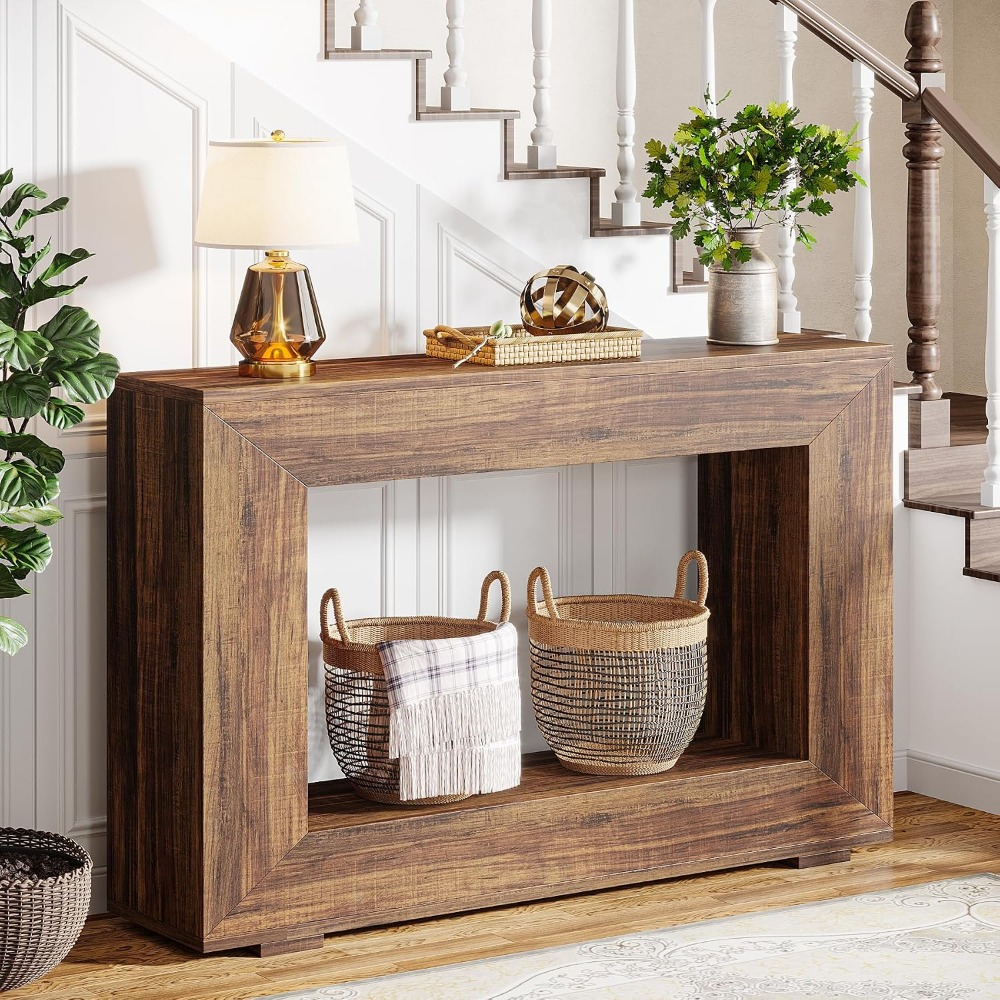 47 Inch Farmhouse Console Tabl - огляд і ціна Storage & Organization