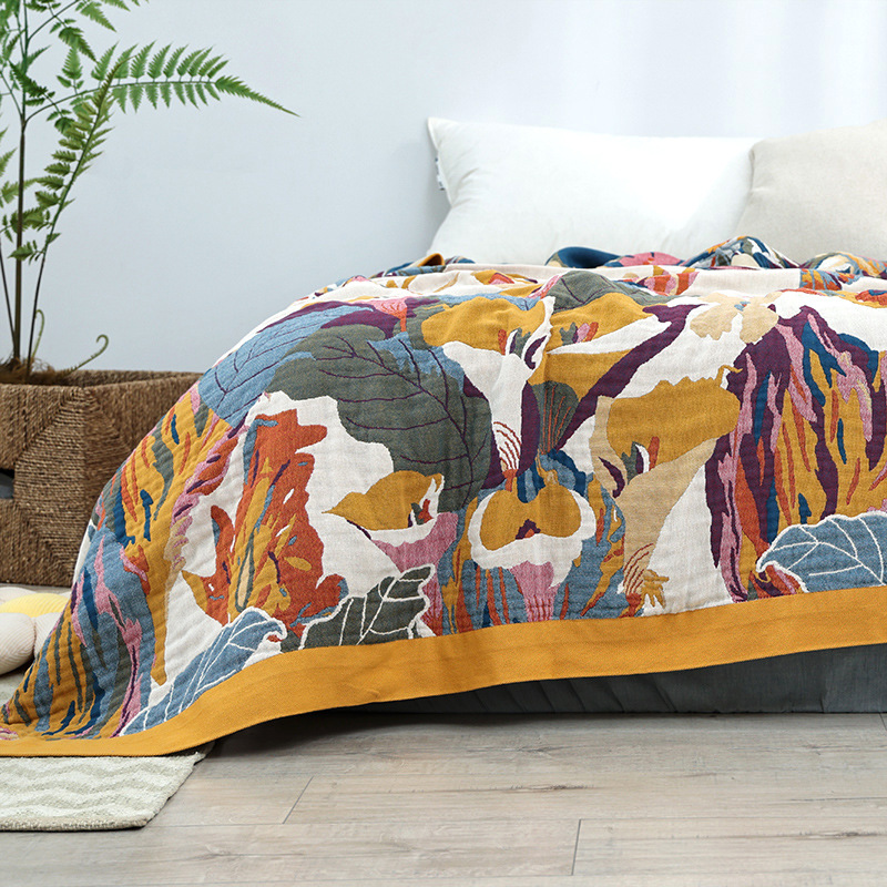 Simple Cotton Blanket Muslin G - огляд і ціна Muslin Cotton Bedspread